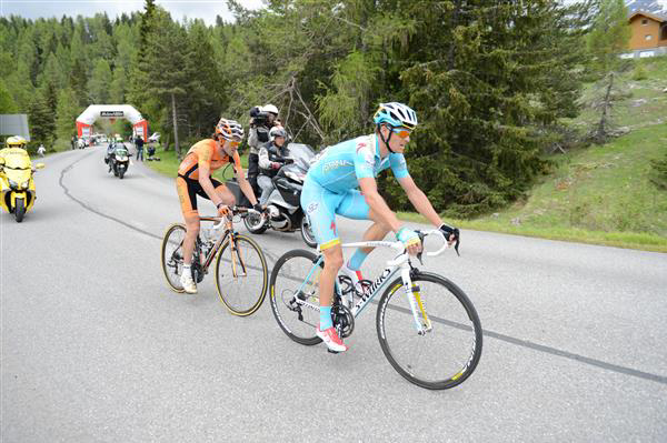 Jakob Fuglsang and Samuelk Sanchez